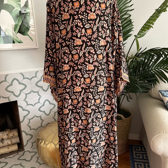 Natalie Martin Marin Dress with Sash in Sweet Autumn Black size L EUC - Picture 6 of 14